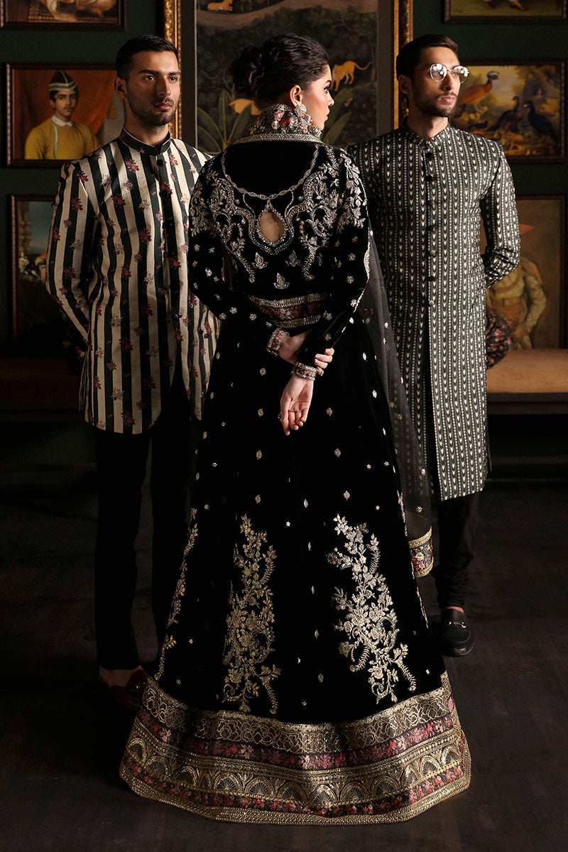 Mushq Niloufer Embroidered Velvet Collection 05