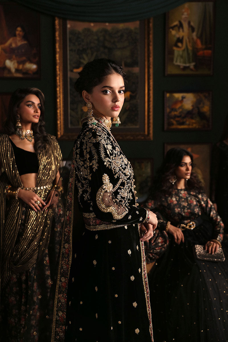 Mushq Niloufer Embroidered Velvet Collection 05