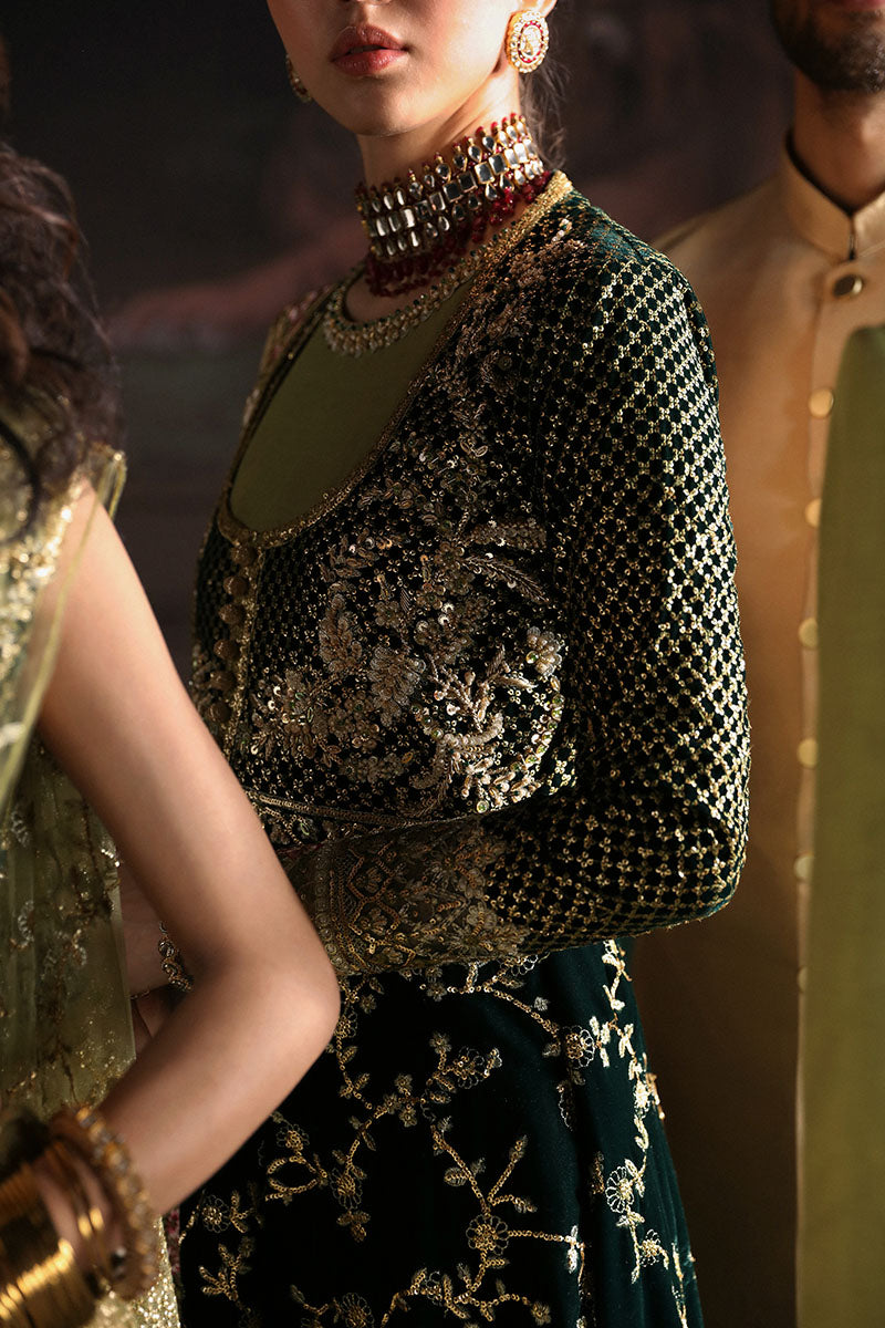 Mushq Niloufer Embroidered Velvet Collection 07