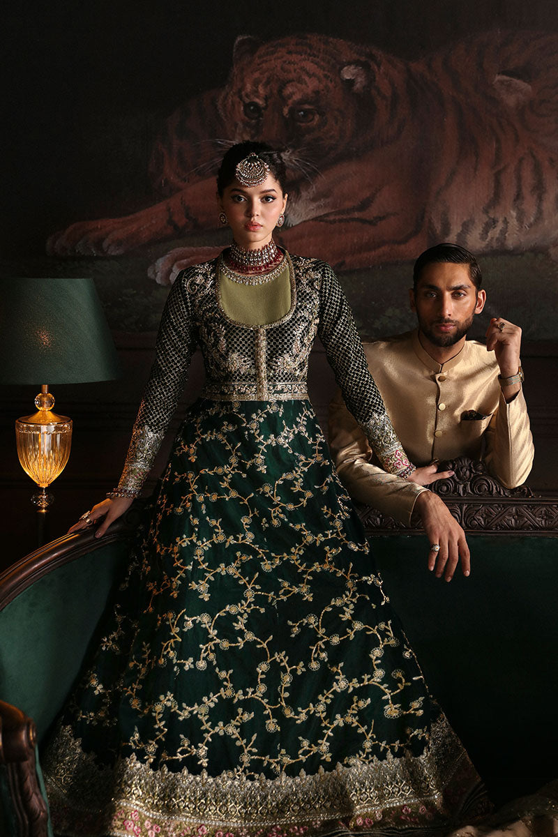 Mushq Niloufer Embroidered Velvet Collection 07