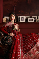 Mushq Niloufer Embroidered Velvet Collection 08