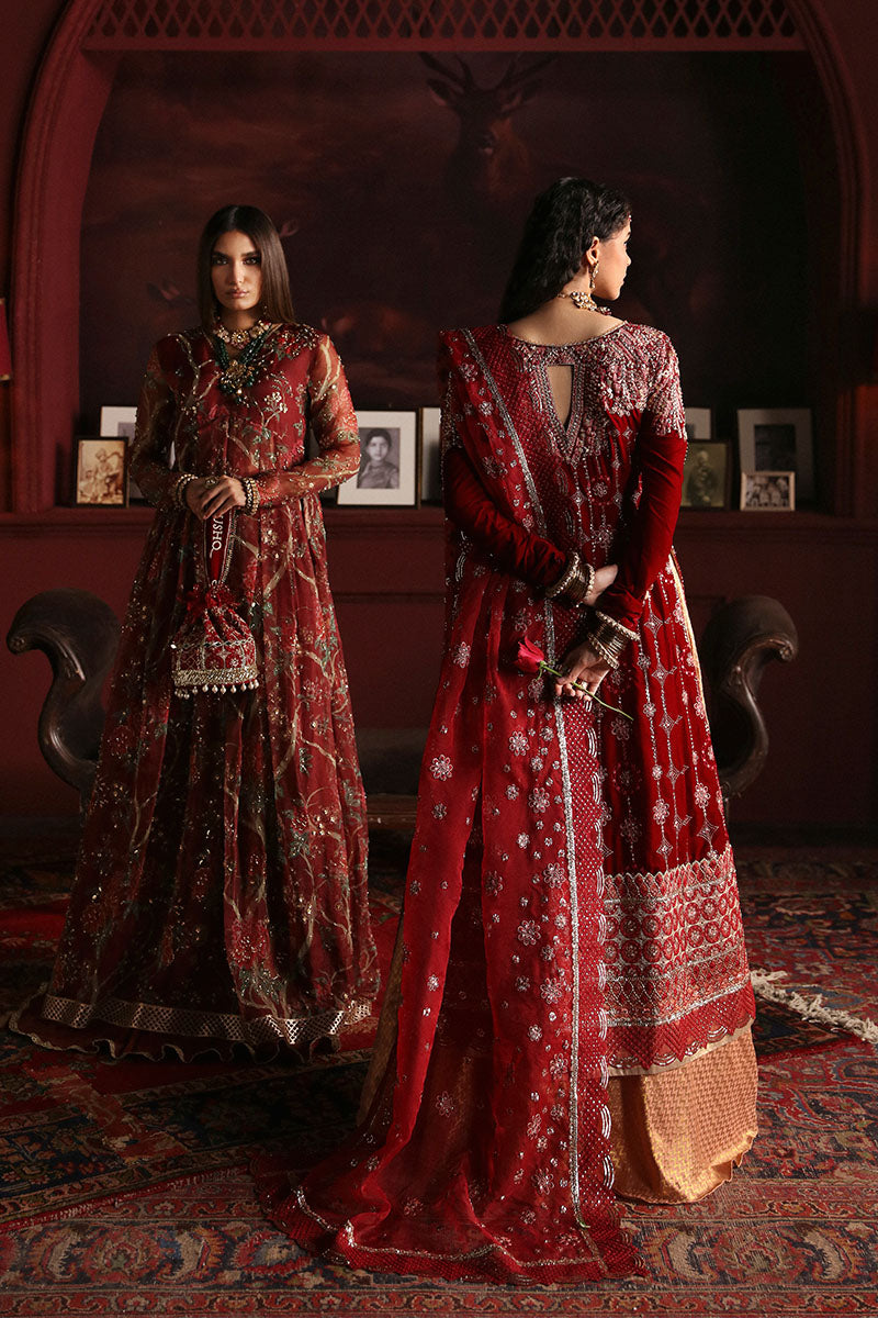 Mushq Niloufer Embroidered Velvet Collection 08