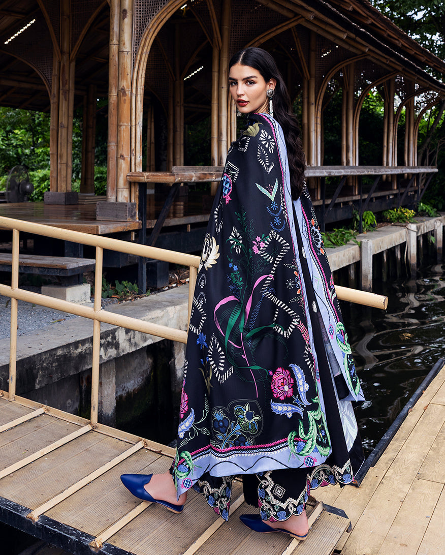 Hemline Symphony Unstitched Karandi Collection By Mushq 25