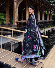 Hemline Symphony Unstitched Karandi Collection By Mushq 25