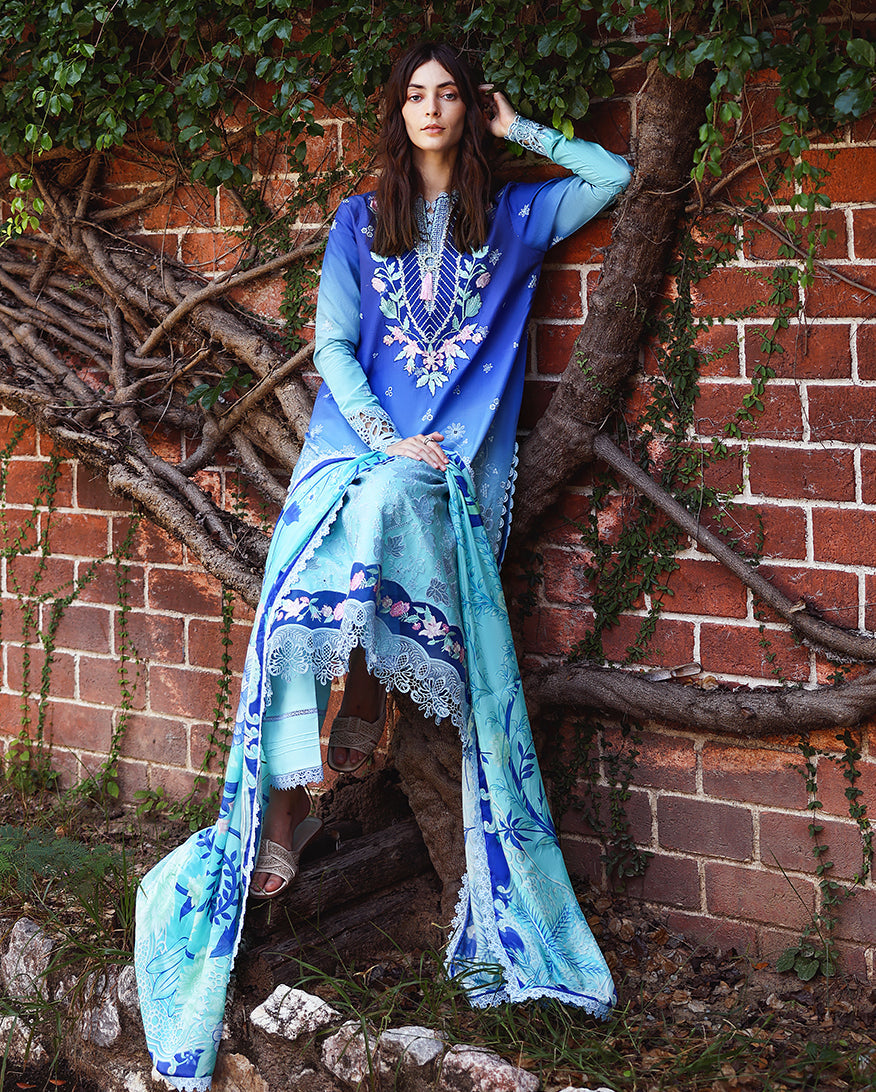 Mushq Solace Ombre Chikankari Luxury Lawn '26