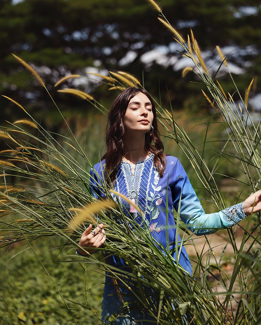 Mushq Solace Ombre Chikankari Luxury Lawn '26