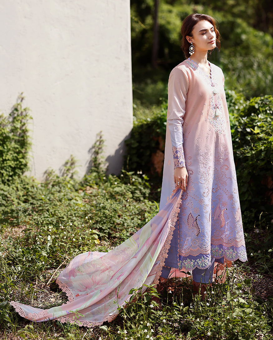 Mushq Solace Ombre Chikankari Luxury Lawn '26