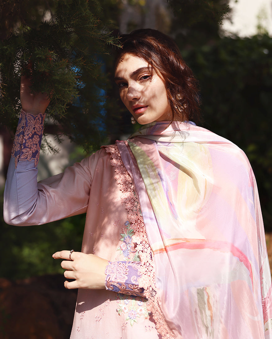 Mushq Solace Ombre Chikankari Luxury Lawn '26