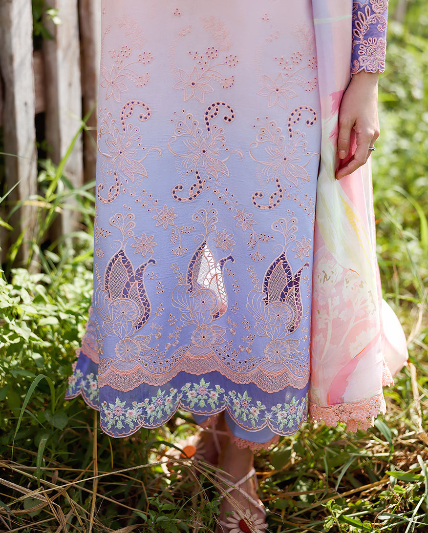 Mushq Solace Ombre Chikankari Luxury Lawn '26