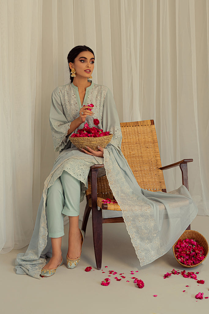 Cross Stitch Chikankari Lawn