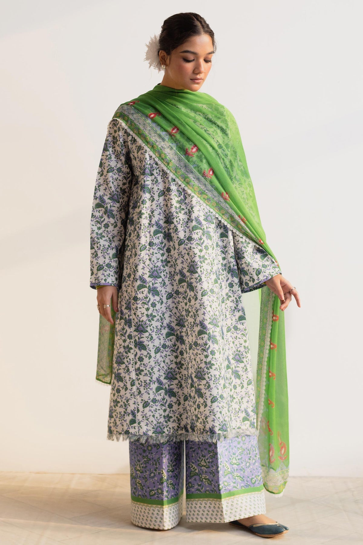 Coco Printed Lawn Collection By ZaraShahjahan D-02