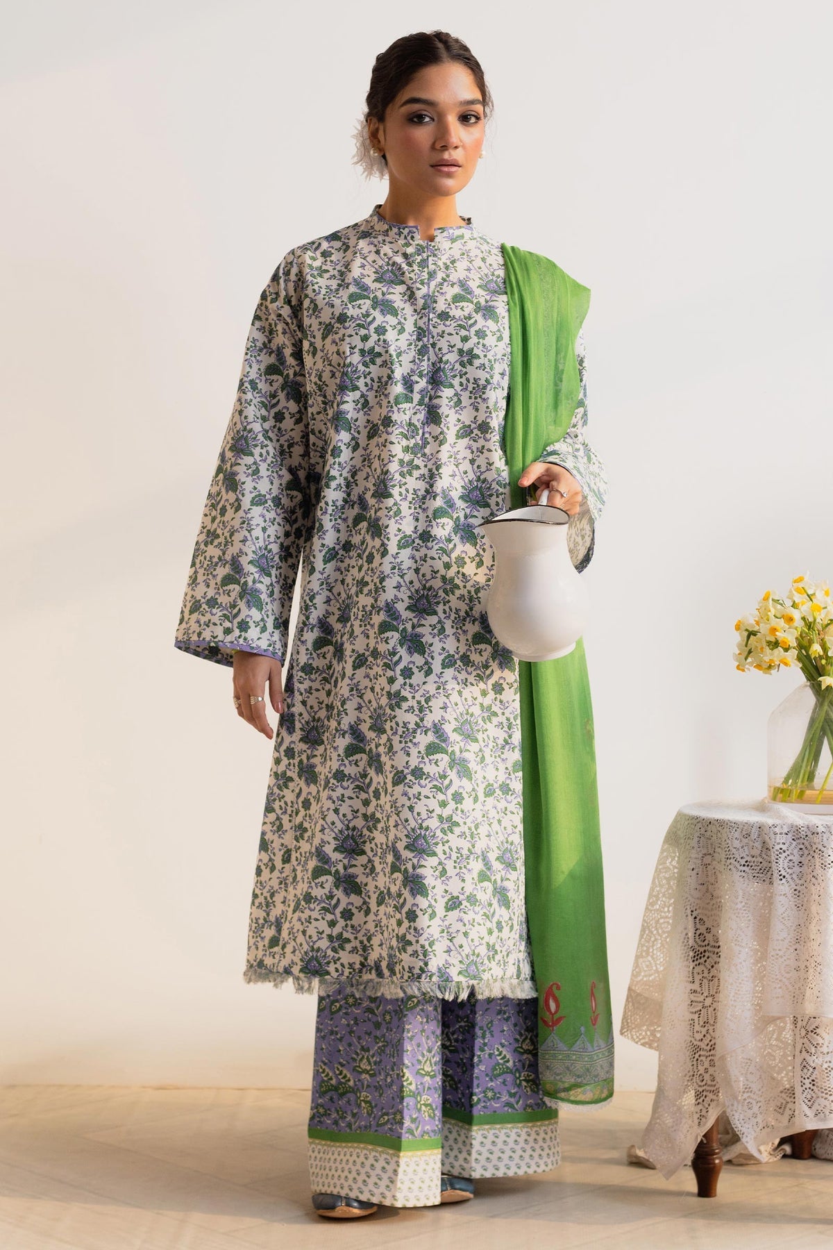 Coco Printed Lawn Collection By ZaraShahjahan D-02