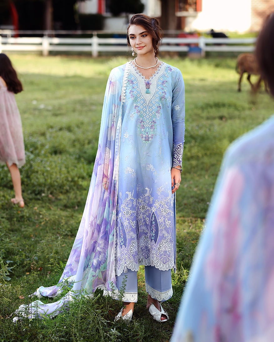 Mushq Solace Ombre Chikankari Luxury Lawn '26