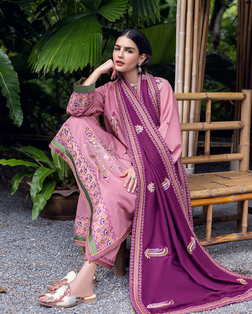 Hemline Symphony Unstitched Karandi Collection By Mushq 25