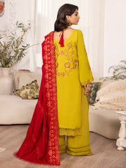 Raabi Orchid Luxury Embroidered Shawl Collection