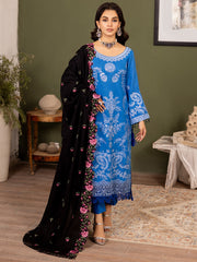 Raabi Orchid Luxury Embroidered Shawl Collection