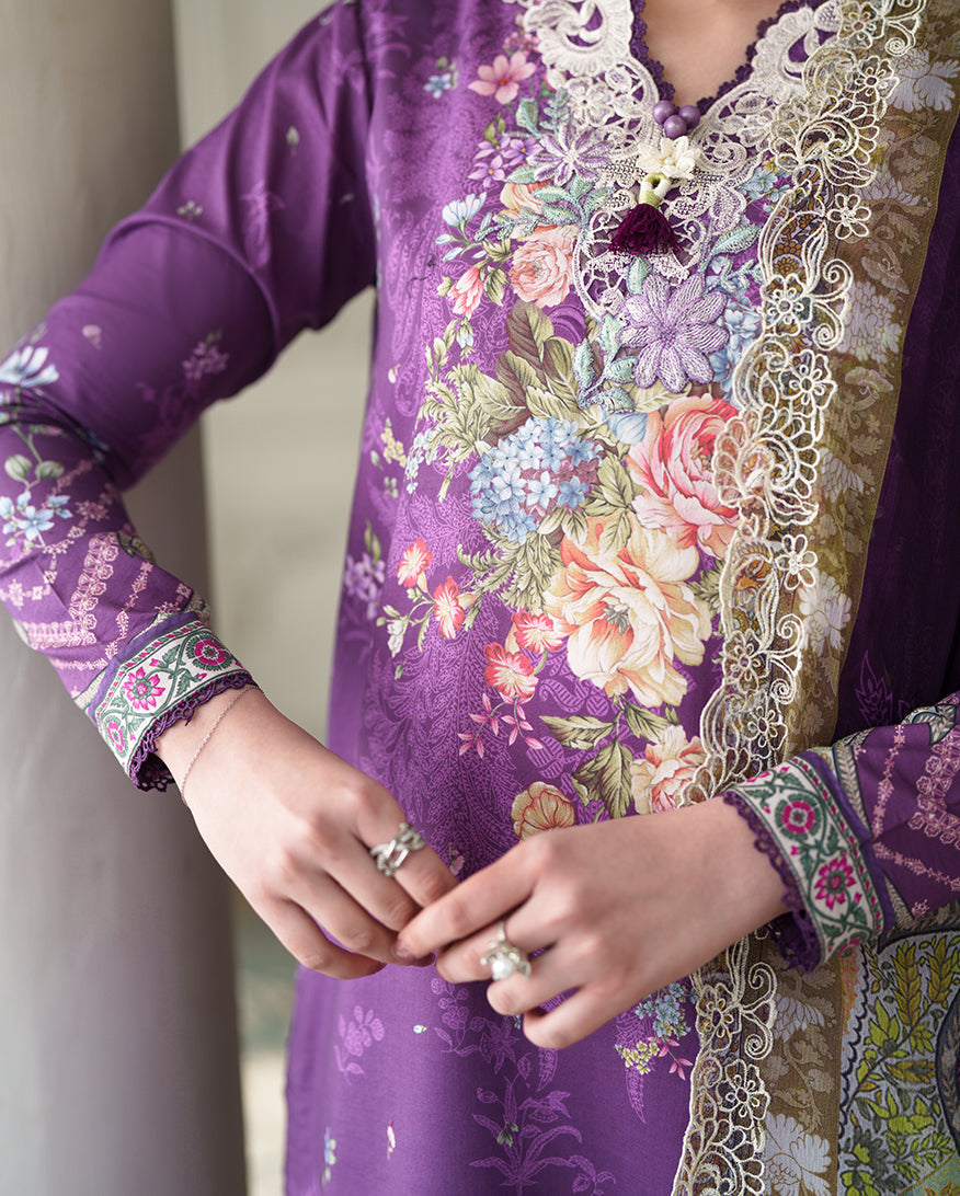 Roheenaz Whispered Florals Luxury Lawn 2026