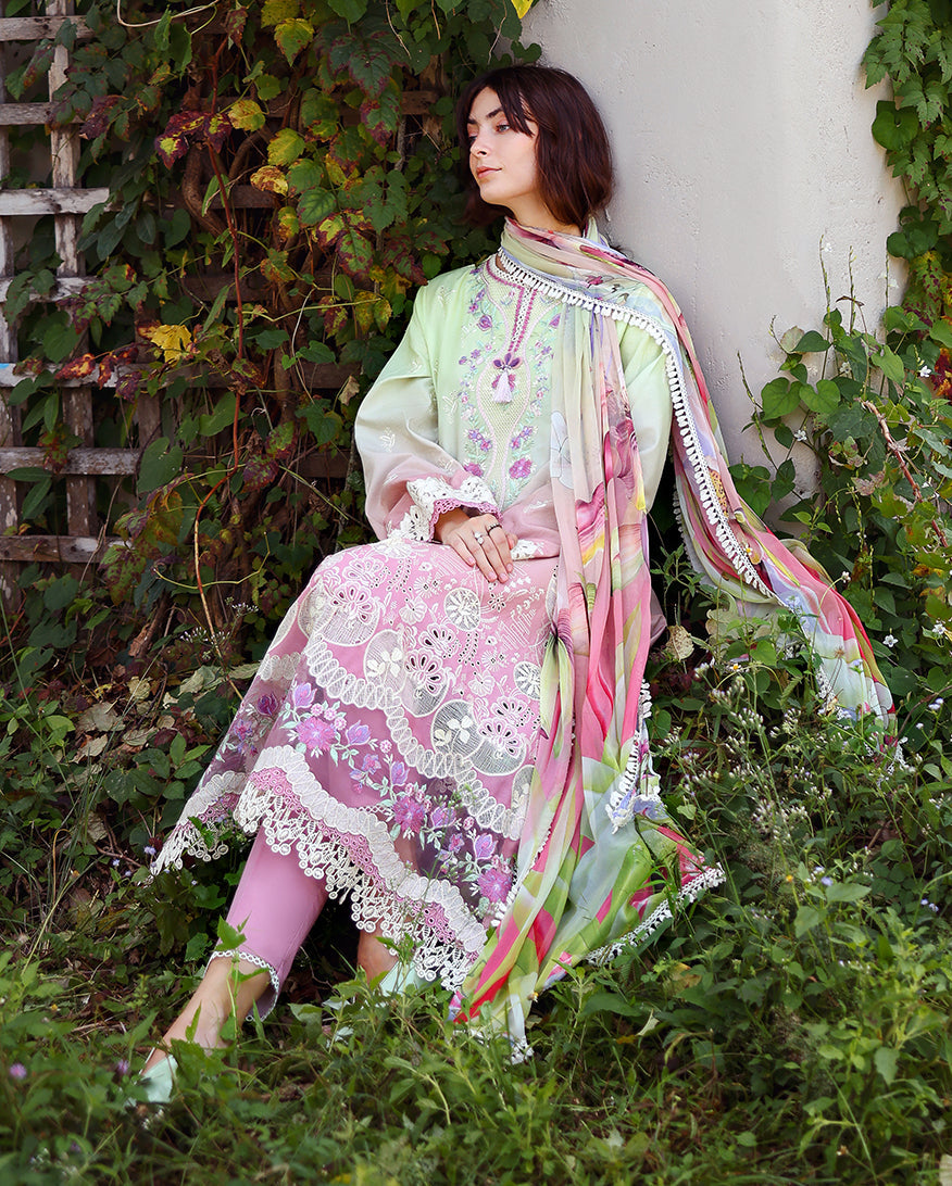 Mushq Solace Ombre Chikankari Luxury Lawn '26