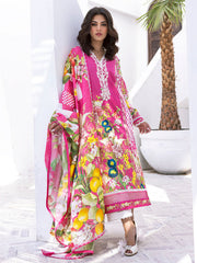 Roheenaz Printed Lawn Collection 24 Coral Reef