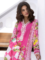 Roheenaz Printed Lawn Collection 24 Coral Reef