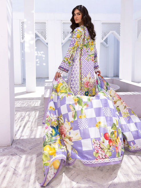Roheenaz Printed Lawn Collection 24 Hibiscus Bloom