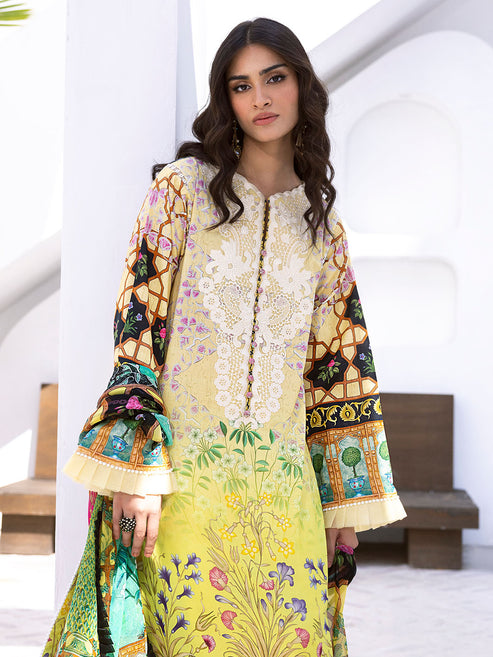 Roheenaz Printed Lawn Collection 24 Seaside Serenade