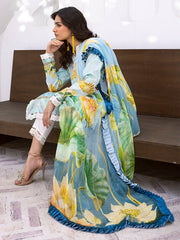 Roheenaz Printed Lawn Collection 24 Ocean Breeze