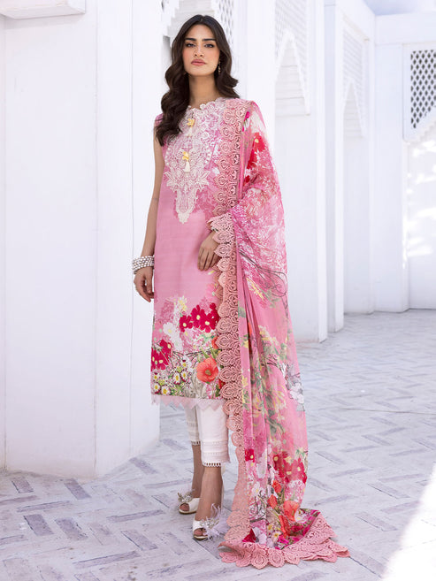 Roheenaz Printed Lawn Collection 24 Coral Cove