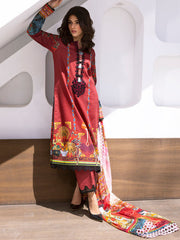 Roheenaz Printed Lawn Collection 24 Papaya Bliss