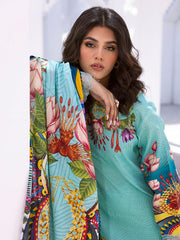 Roheenaz Printed Lawn Collection 24 Parrot Paradise