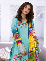 Roheenaz Printed Lawn Collection 24 Parrot Paradise