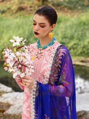 DAHLIA UNSTITCHED EMBROIDERED LAWN