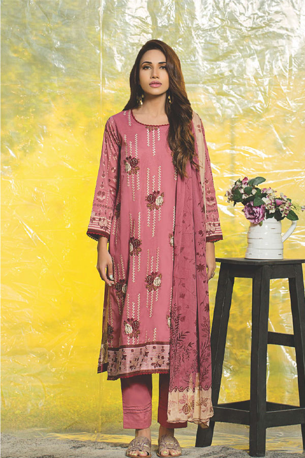 Diya Embroidered Lawn Collection By Rashid Textile