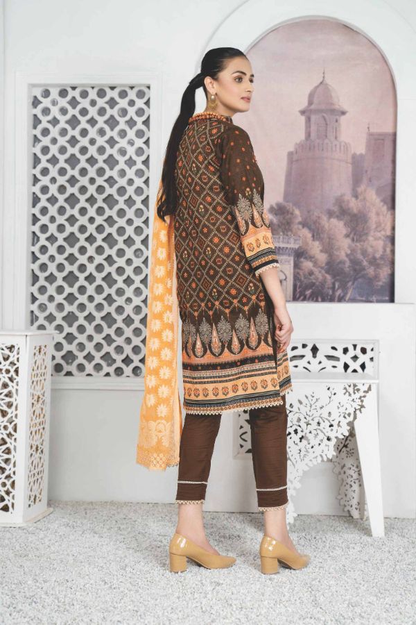 Karitiar Digital Embroidered Lawn Collection By Rashid Textile