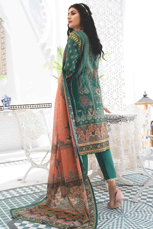 Lumhay Digital Embroidered Lawn Collection By Rashid Textile