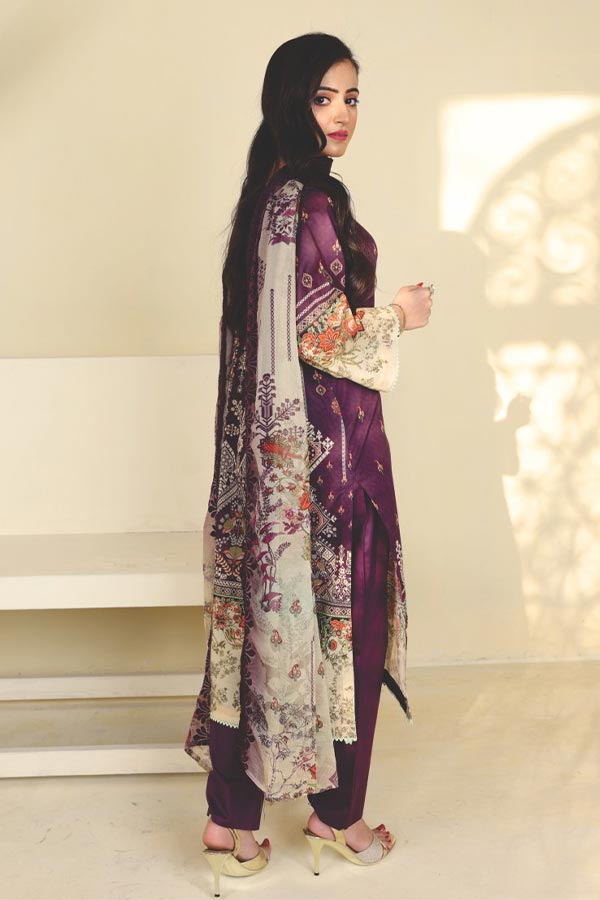 Zarsha Embroidered Lawn Collection By Rashid Textile