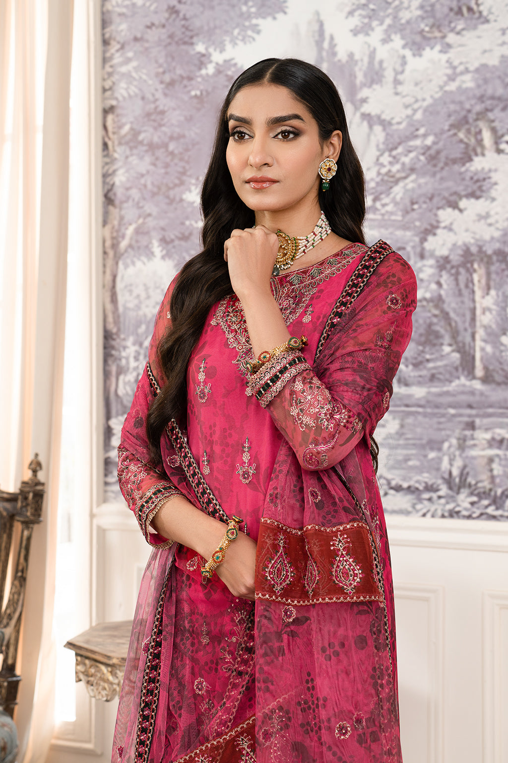 Afsanah Edition Luxury Embroidered Formal Collection 05