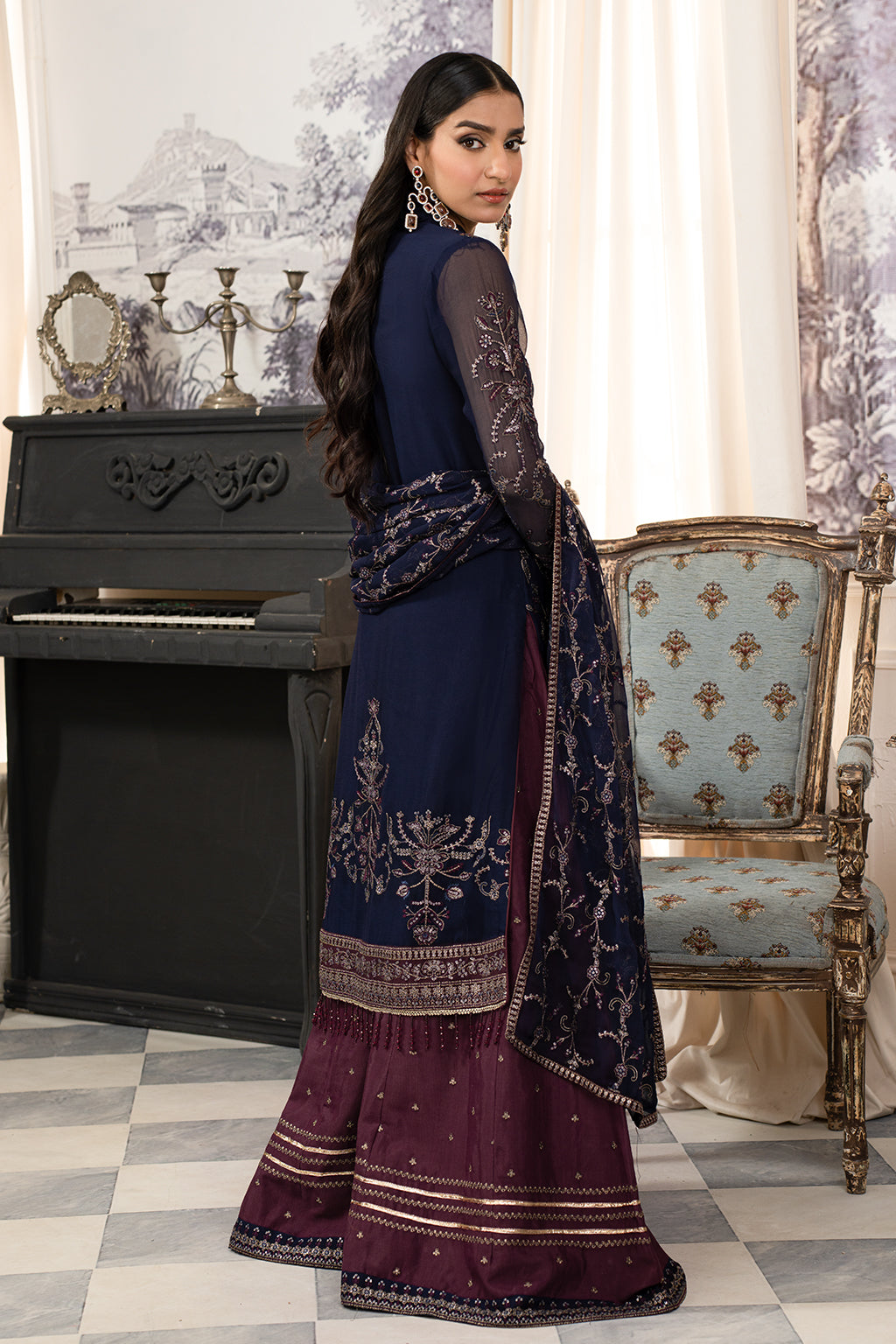 Afsanah Edition Luxury Embroidered Formal Collection 10