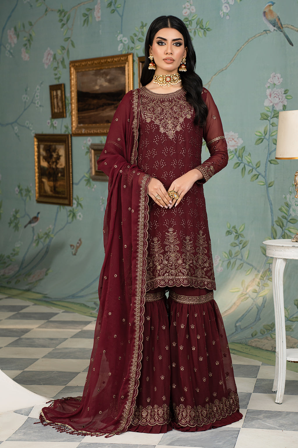 Afsanah Edition Luxury Embroidered Formal Collection 12