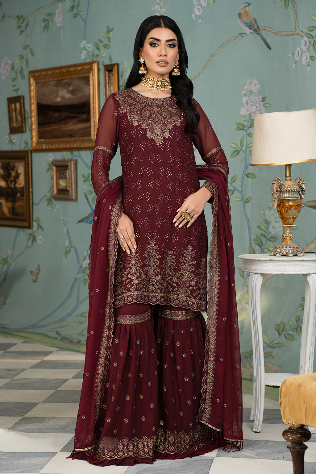 Afsanah Edition Luxury Embroidered Formal Collection 12