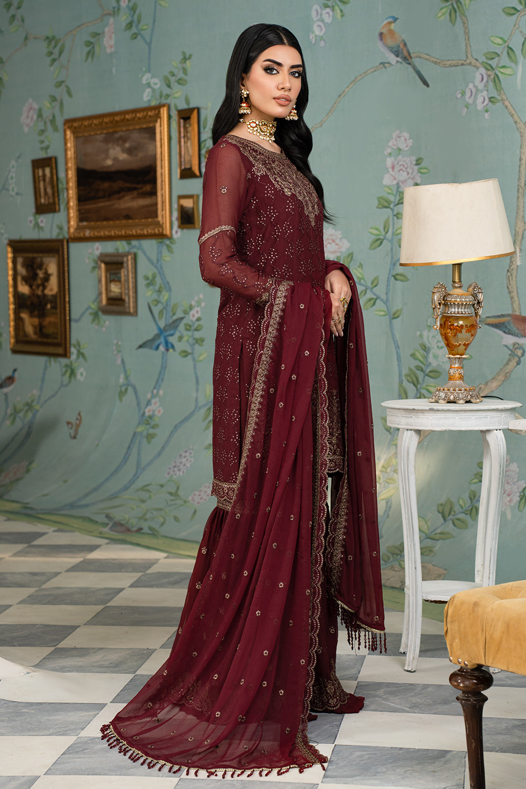 Afsanah Edition Luxury Embroidered Formal Collection 12