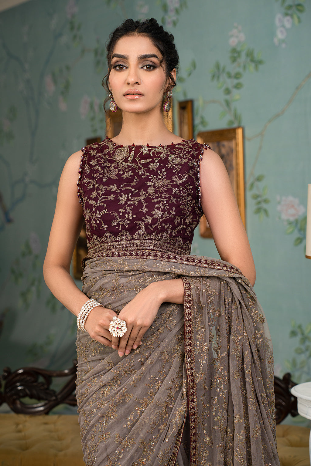 Afsanah Edition Luxury Embroidered Formal Collection 01
