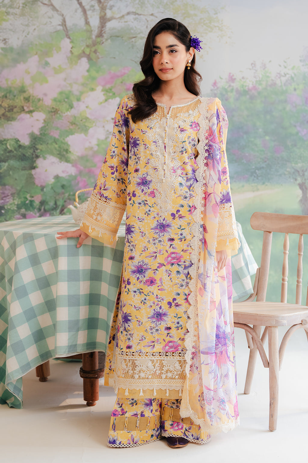 The Floral Charm Lawn Collection By Afrozeh 01