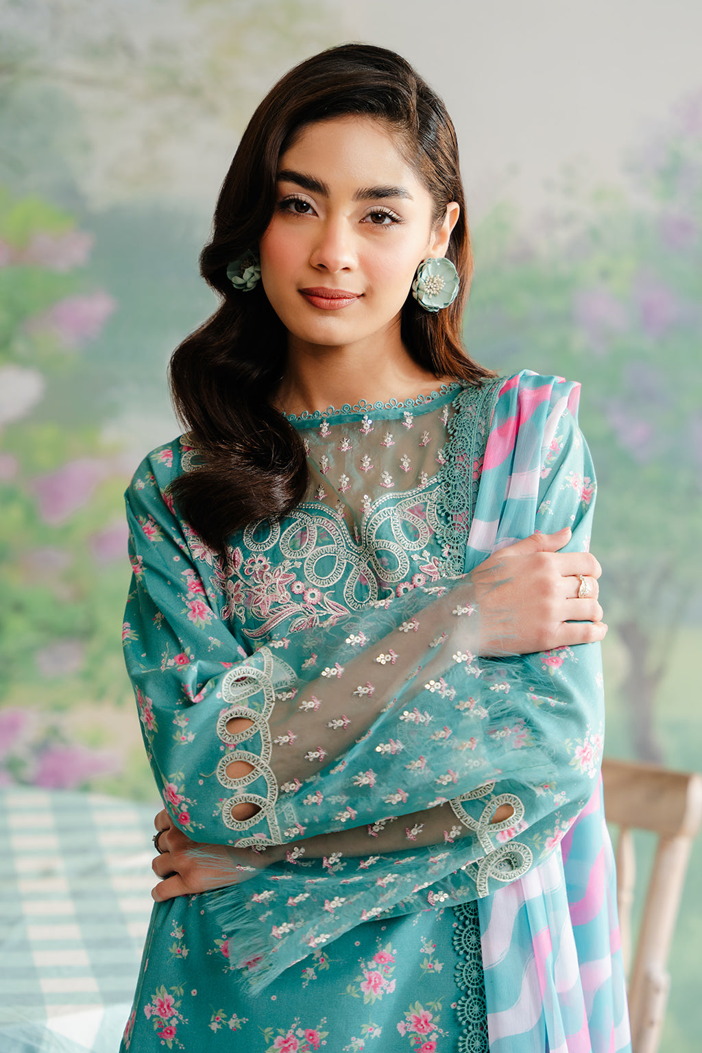 The Floral Charm Lawn Collection By Afrozeh 02