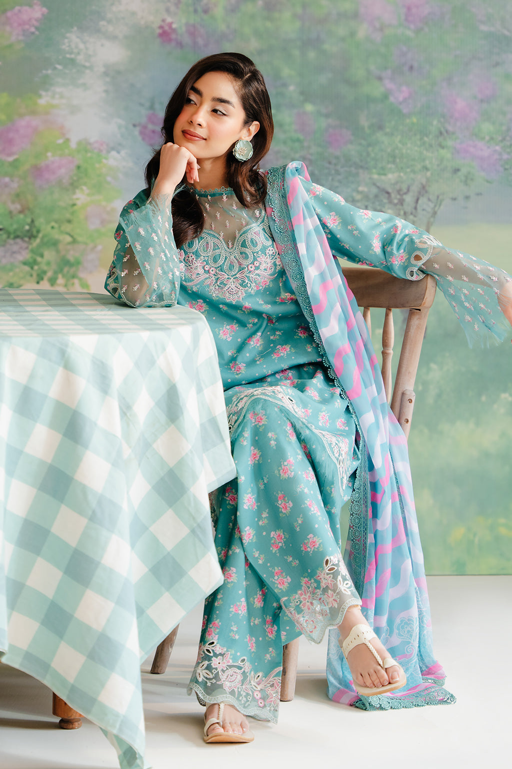 The Floral Charm Lawn Collection By Afrozeh 02