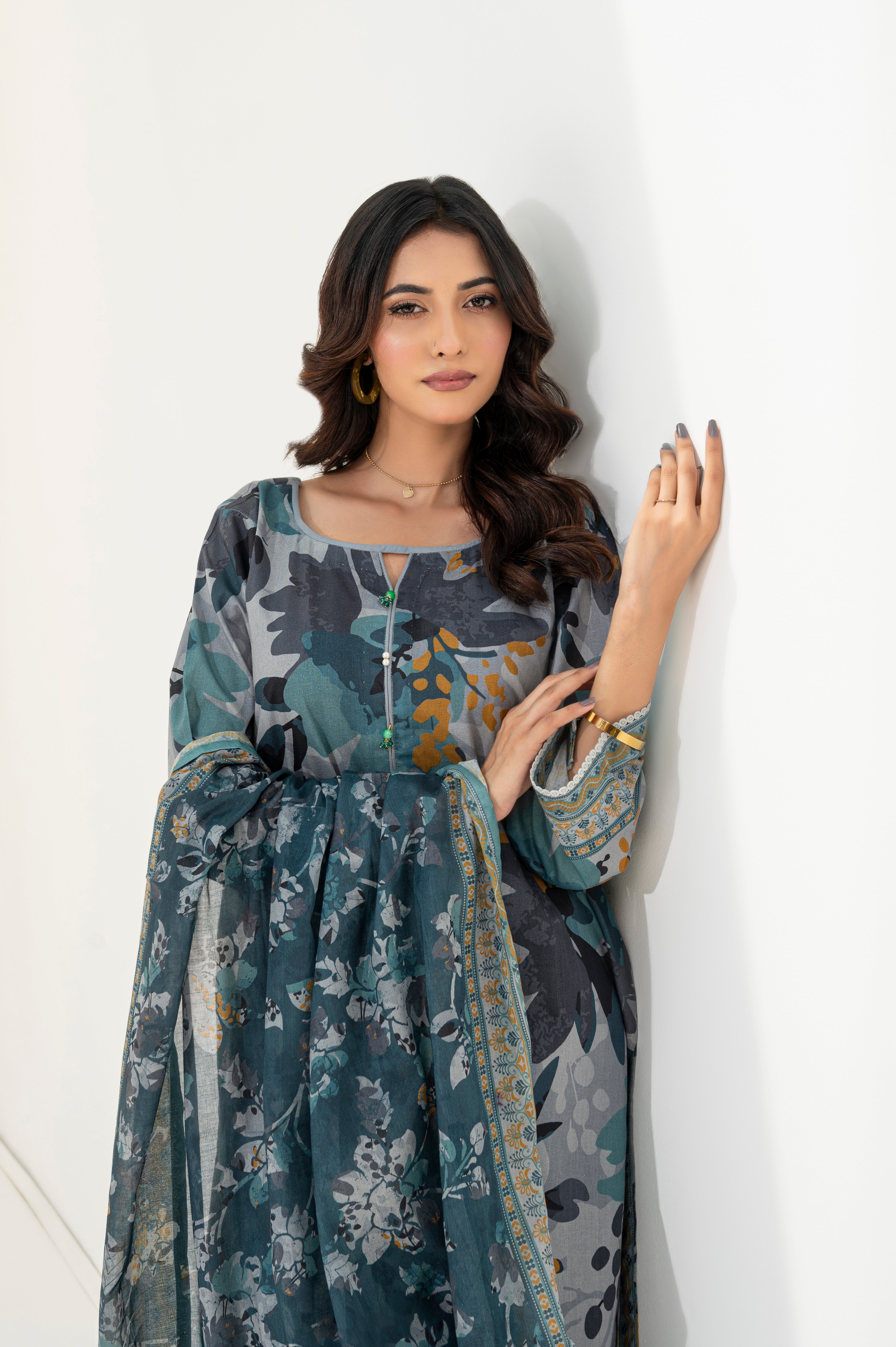 Manahil Lakhani | Celestine RTW Cambric 3 Piece