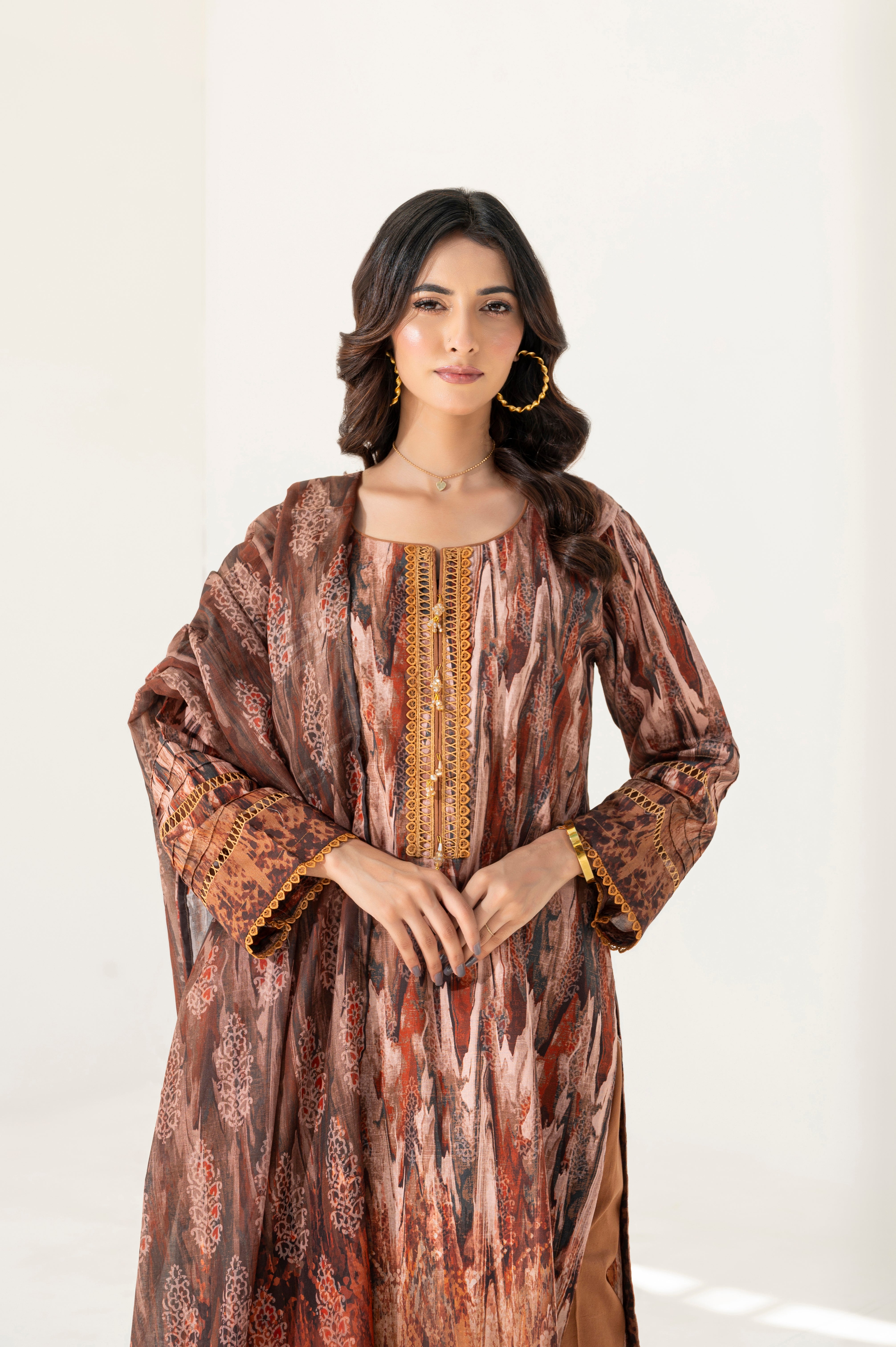 Manahil Lakhani | Celestine RTW Cambric 3 Piece