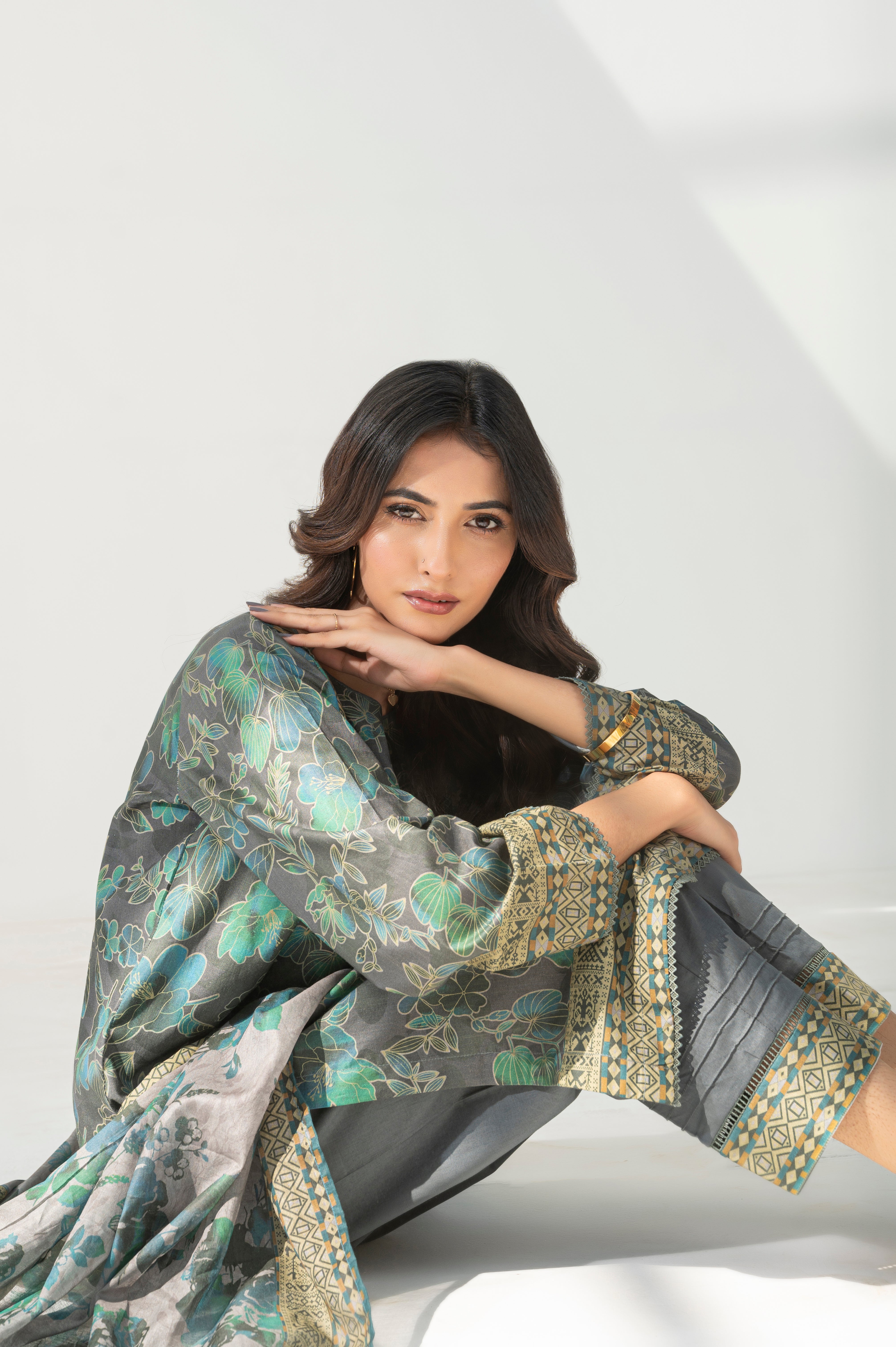 Manahil Lakhani | Celestine RTW Cambric 3 Piece