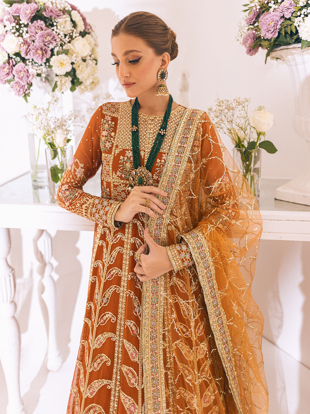 Roheenaz Sawariya Luxury Kalidaar Chiffon