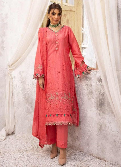 Azure Vol 1 Embroidered Lawn Collection By Aalaya 24